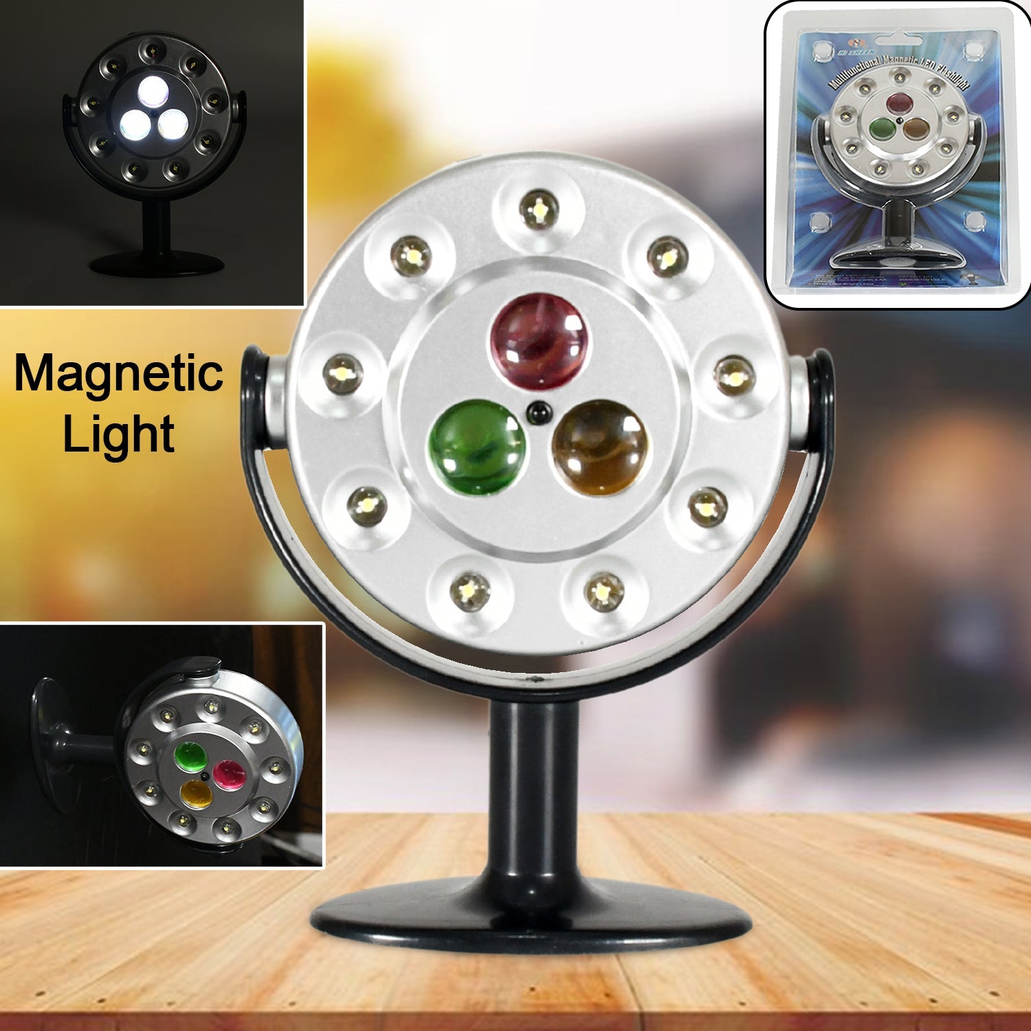 Multifunctional Magnetic LED Flashlight, High Quality waterproof light, Three Ultra-Bright LEDs, Battery Operated LED Light (Battery Not Included) Multifunctional Magnetic LED Flashlight, High Quality waterproof light, Three Ultra-Bright LEDs, Battery Operated LED Light (Battery Not Included)